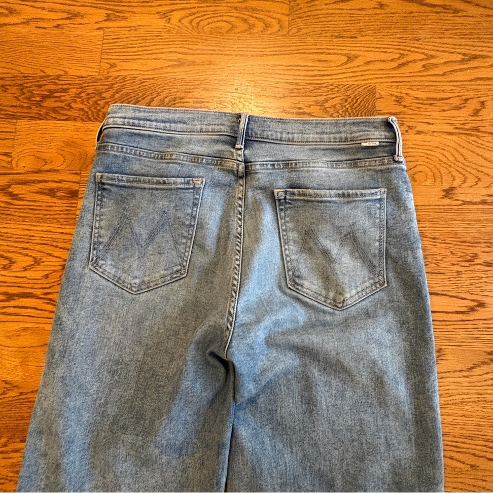 MOTHER Light Blue Flare Jeans